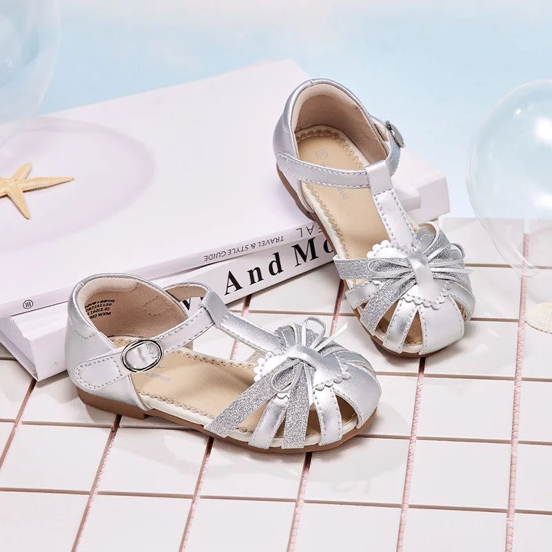 Baby Girls Sandals Summer Lovely Soft Leather Shoes Children's Princess Crystal Shoes Party Outdoor Cool DB2252034