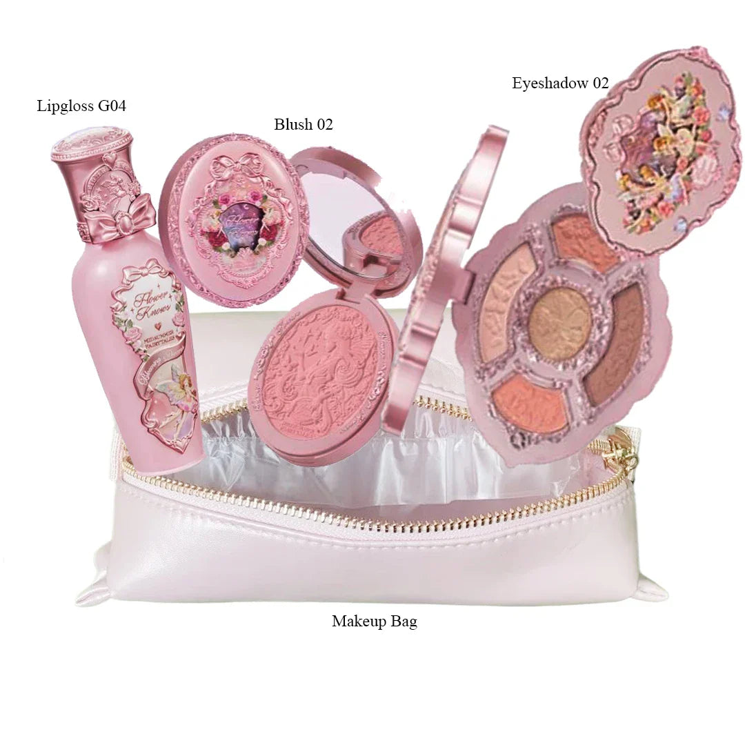 All In One Makeup Set Gift Box Garden Cushion Cream Foundation Matte Blush Long Lasting Velvet Lip Cream With Bag