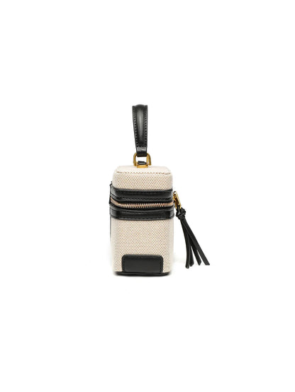 Fashionable versatile box bag brown one shoulder trendy hand-held hard fashionable small square bag