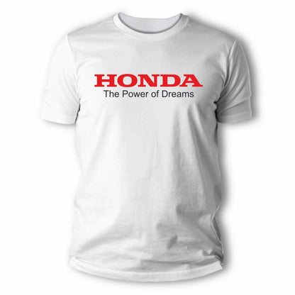 2026 Men's and Women's T-shirts, Summer Y2K Style, Honda Racing High-End Pure Cotton Short-Sleeve Shirts