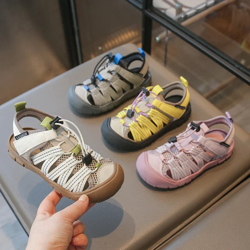 Summer Baby Girls Boys Sandals Children Barefoot Beach Sandals Non Slip Soft Sole Kids Casual Sneakers Outdoor Student Shoes
