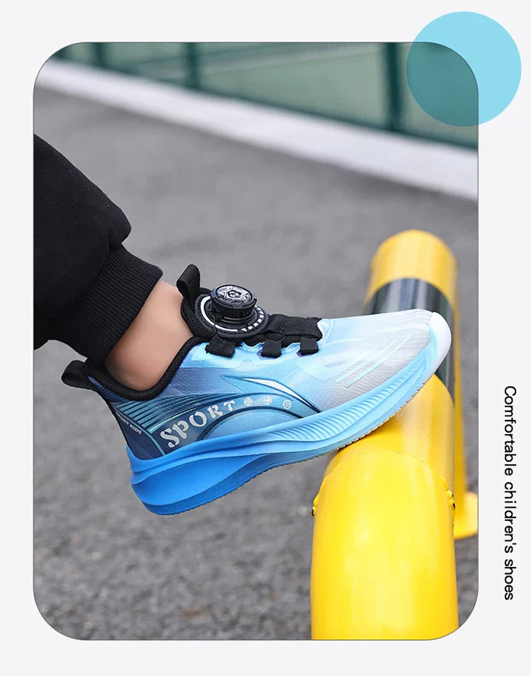 Kids Sneakers Breathable Student Boys Basketball Sports Shoes for Children Outdoor Training Trendy Tennis Size 28-39