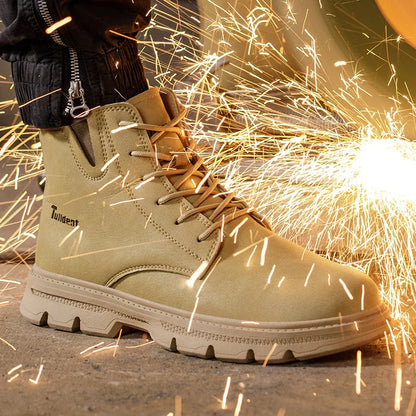 Men's protective shoes, safety shoes, steel-toe boots, anti-smashing and anti-puncture work shoes, tactical boots