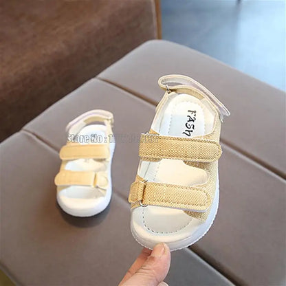 Baby Anti Slippery Toddler Sandals Children Led Light Up Girls Luminous Boys Luminous Sole Shoes