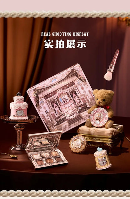 THE SWEETIE BEAR COLLECTION Makeup Gift Set All In Concealer Palette Blush Setting Powder Lip Jelly Gift Box Mirror