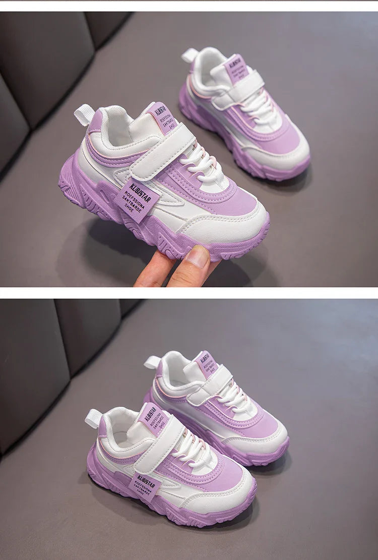 2024 Autumn New Kids Sneakers Children Casual Sneakers for Boys Girls Classic Soft Anti-skid Fashion Sports Running Shoes Tide