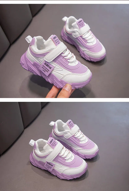 2024 Autumn New Kids Sneakers Children Casual Sneakers for Boys Girls Classic Soft Anti-skid Fashion Sports Running Shoes Tide