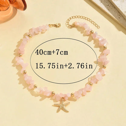 Fashionable  Natural Seashell Beaded Necklace Shell Pendant Ocean Inspired Jewelry Choker Suitable For Women Holiday Party Daily