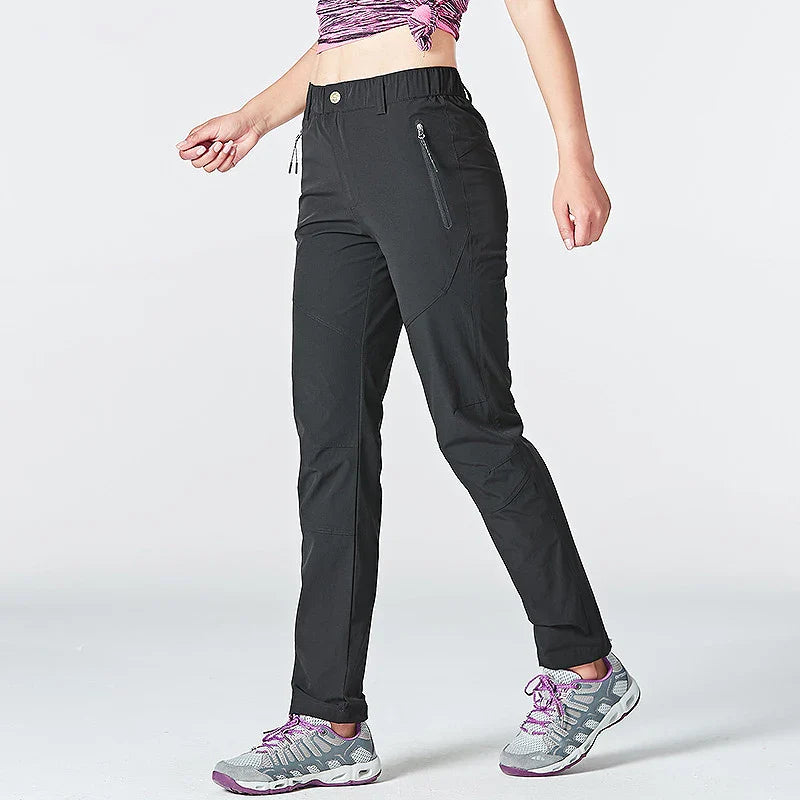 Women Hiking Pants Camping Trekking Running Climbing Mountain Trousers Lightweight Quick Dry Waterproof Summer Pants