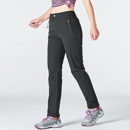 Women Hiking Pants Camping Trekking Running Climbing Mountain Trousers Lightweight Quick Dry Waterproof Summer Pants