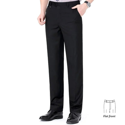 Men's High-End Summer Wool Blend Trousers, Traf Suit Pants,Business Formal , Man Pants,Wool Dress Pants for Men