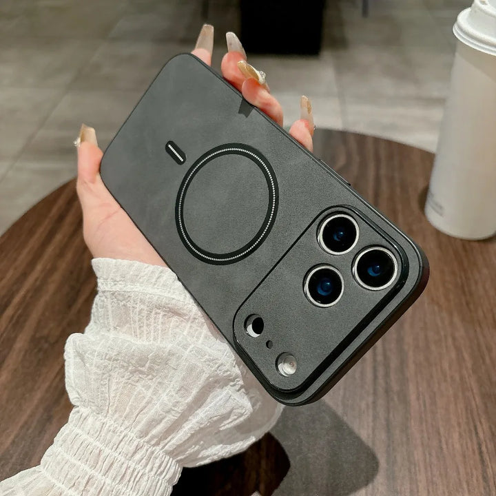 Magnetic Leather Case for iPhone 17 Pro Max 17 Air 17Pro