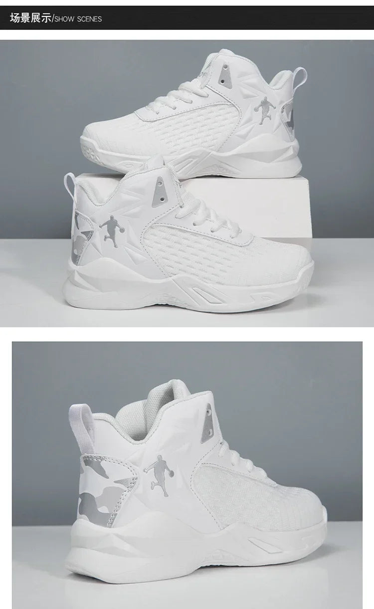 2024 New Children's Basketball Shoes for Boys Non-slip Kids Sport Shoes Wear-resistant Outdoor Kids Girls Sneakers Trainers