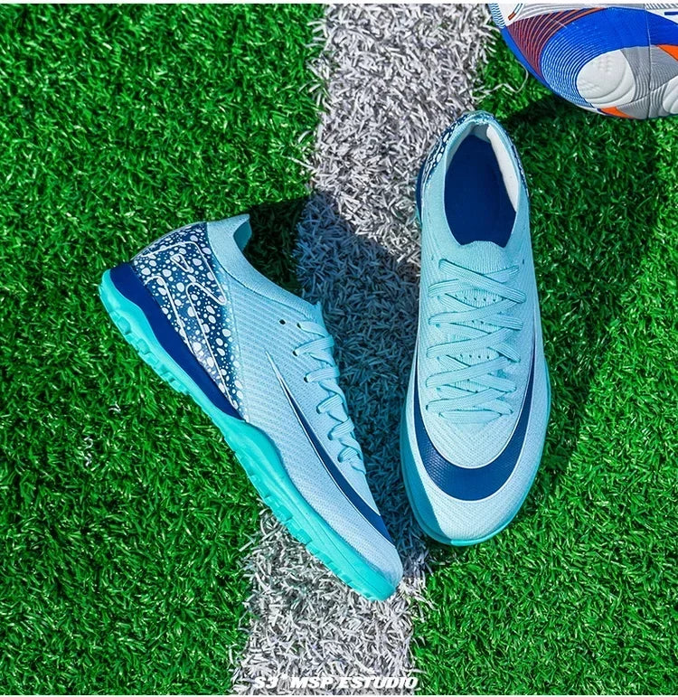 New Men Professional Football Boots Grass Soccer Shoes Outdoor Sport Non-Slip Training Shoes Match Sneakers Ultralight Unisex