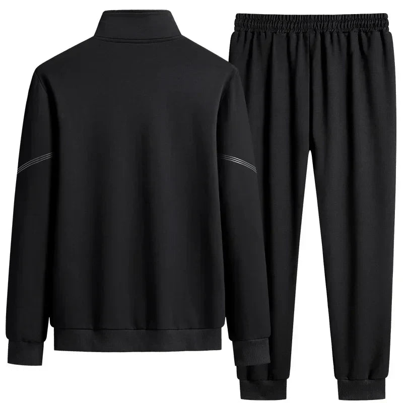 Unisex Jogging Suit MEN Plus Size 6XL 7XL 8XL Men's Tracksuit Suit New Arrive Tracksuit Mens Casual Solid Solor Sweatpant Set