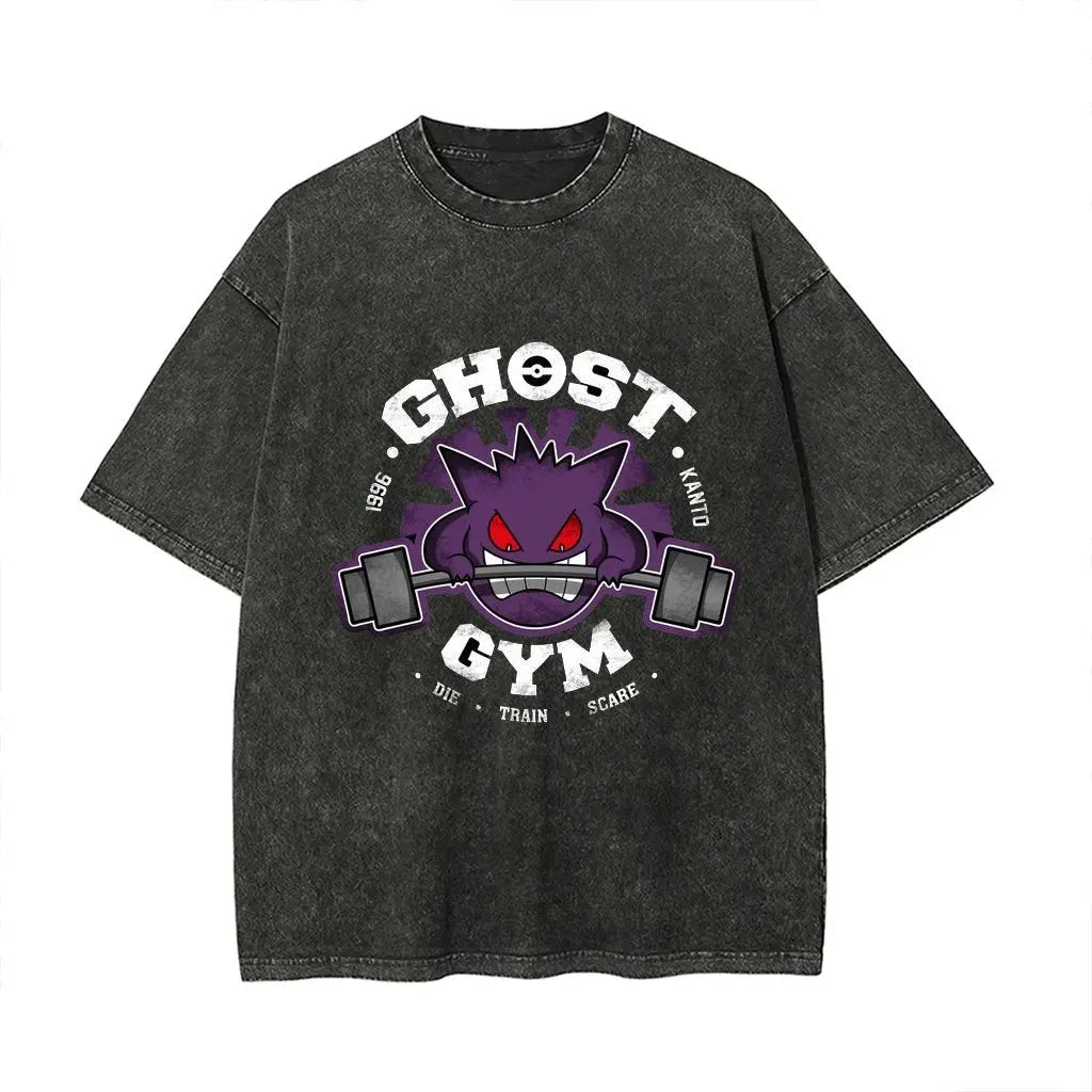 Gengar Graphic T Shirt Man Women Anime Short Sleeve Tee Summer 2026 Streetwear Casual Tops Y2k