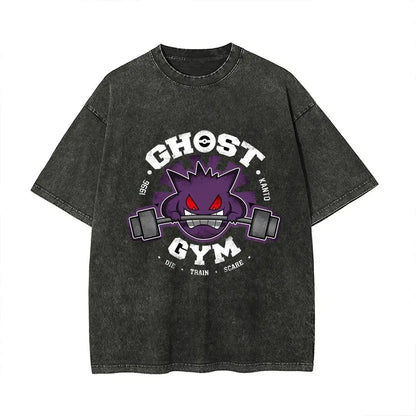 Gengar Graphic T Shirt Man Women Anime Short Sleeve Tee Summer 2026 Streetwear Casual Tops Y2k
