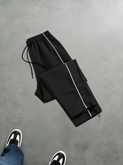 Summer Casual Printed Trousers Suitable For Fitness Training Outdoor Street Style Comfortable Drawstring Adjustable Sports Pants