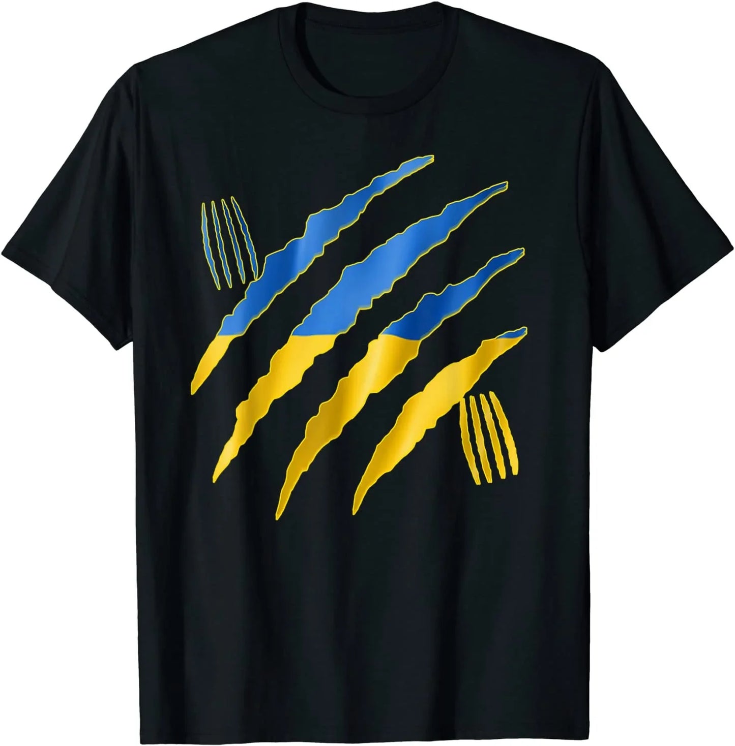 May Live in USA Story Began in Ukraine Flag T-Shirt