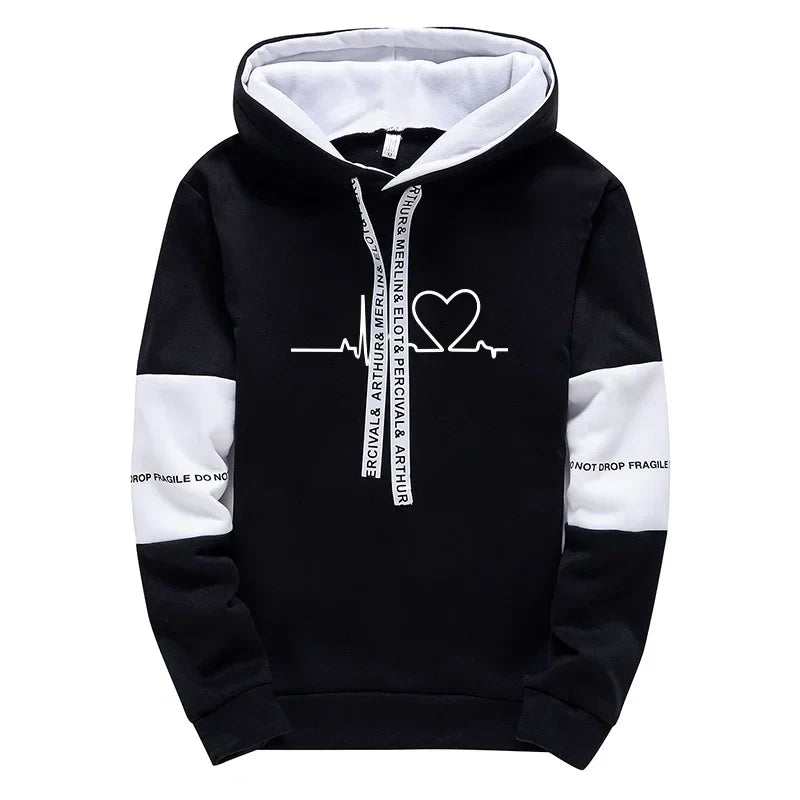 Hoodies Sportswear Sweatshirts for Men Comfortable Autumn Winter Sports Casual Fashion Versatile Sweatpants Daily Dressing Men's