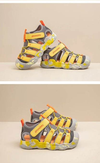 New Girls Sandals Children Water Shoes Cute Outdoor Non-slip Kids Sports Shoes Girls Boy Sandals Sneaker 4 To 12 Years