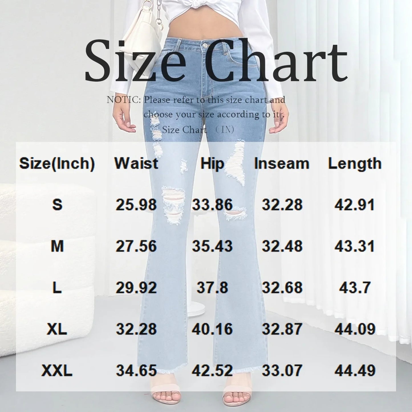 High waisted hip-lifting sexy denim trousers