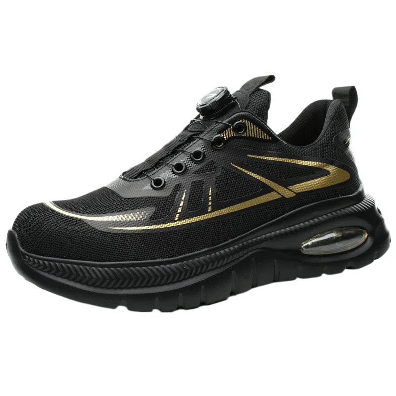 Work Safety Shoes Smash-proof and Puncture-proof Sports Safety Shoes Outdoor Mountaineering Wear-resistant Steel Boots