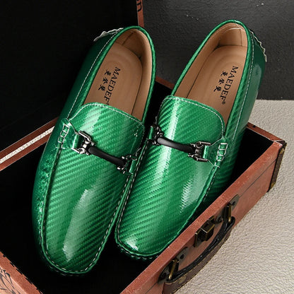 Shoes Business Brand Leather Shoes Fashion Casual Shoes for Men Breathable Loafers Comfortable Men's  Wedding Party Shoe