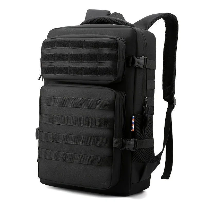 Tactical Backpacks Men's Camouflage Backpack, Hiking And Camping Backpack, LargeCapacity Multi-layer Outdoor Sports Backpack