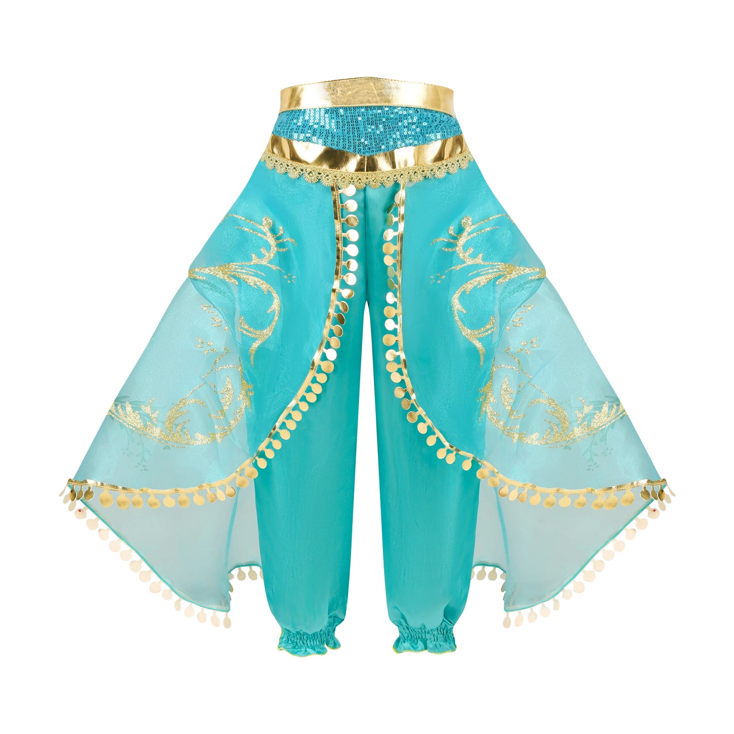 Jasmine Princess Dress for Girls Cosplay Aladdin Magic Lamp Costume Kids Halloween Birthday Carnival Party Vestidos