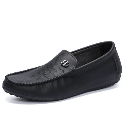 Men Casual Shoes Genuine Leather Luxury Brand Men Loafers Italian Moccasins Breathable Slip on Men Driving Shoes Chaussure Homme
