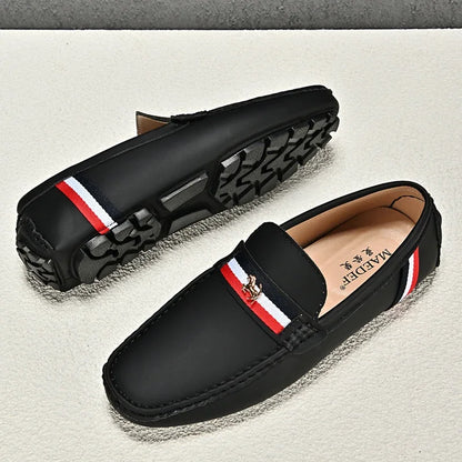 Loafers Men Driving Shoes Casual Shoes Comfortable Classic PU Leather Loafers Business Shoes Slip on Walking Men Loafers Shoes