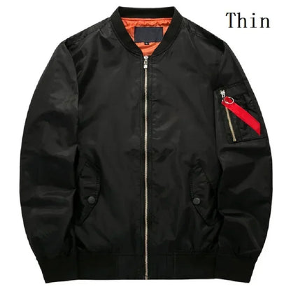 2025 New Jacket Mens Autumn and Winter Thickened Outdoor Baseball Suit Windproof Coat Men Casual Camping Lightweight Windbreaker