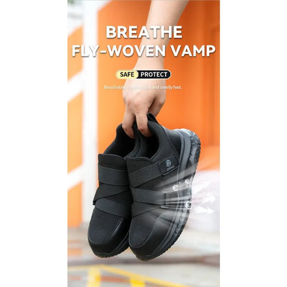 Lightweight Breathable Labor Protection Shoes Are Lightweight Anti Smashing Anti Puncture for Men A Must-have for Lazy People