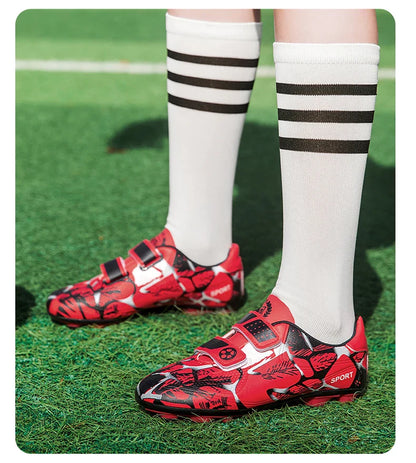 New Men Kids Non-Slip Ultralight Football Boots Professional Cleats Grass Boys Soccer Shoes Match Training Shoes Drop Shipping