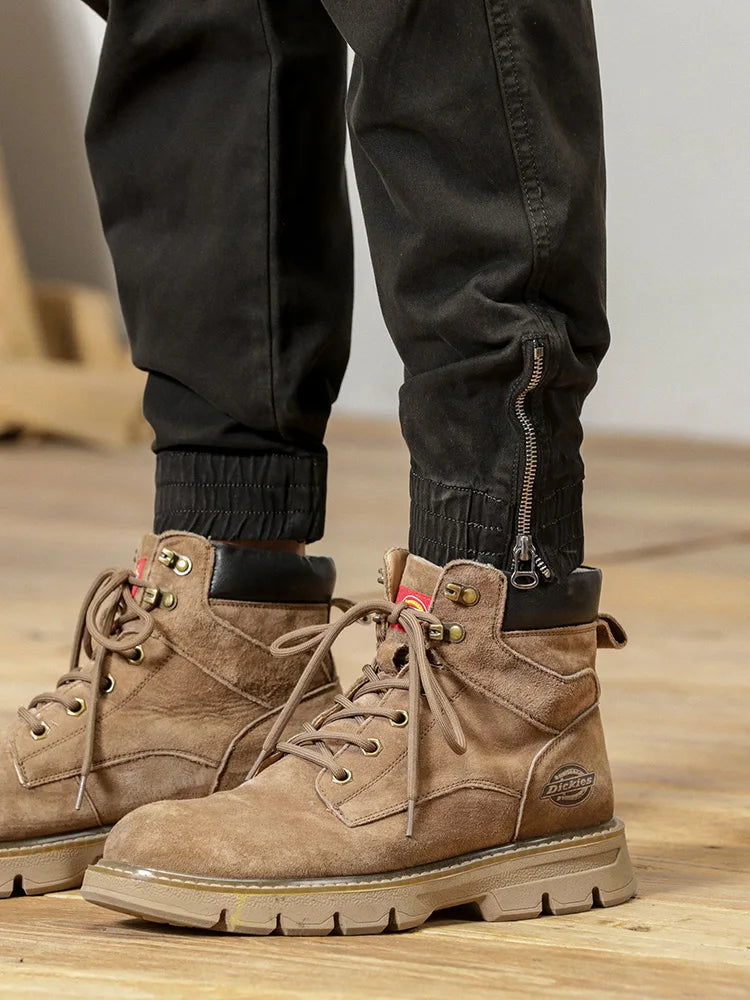 2025 New Multi-Pockets Spring Summer Cargo Pants Men Streetwear Zipper Leg Skinny Work Joggers Cotton Casual Tactical Trousers