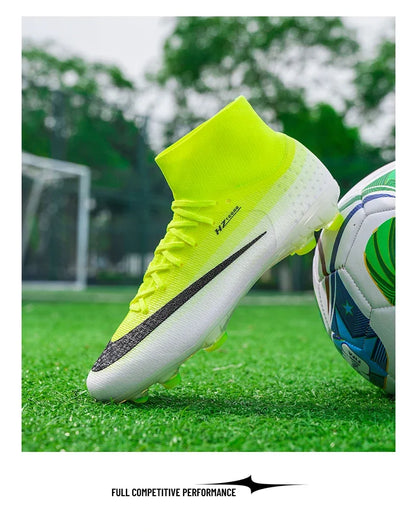 New Men Football Boots Women Professional Soccer Shoes Hot Sale TF/FG Sneakers Unisex High-quality Futsal Cleats Ultralight