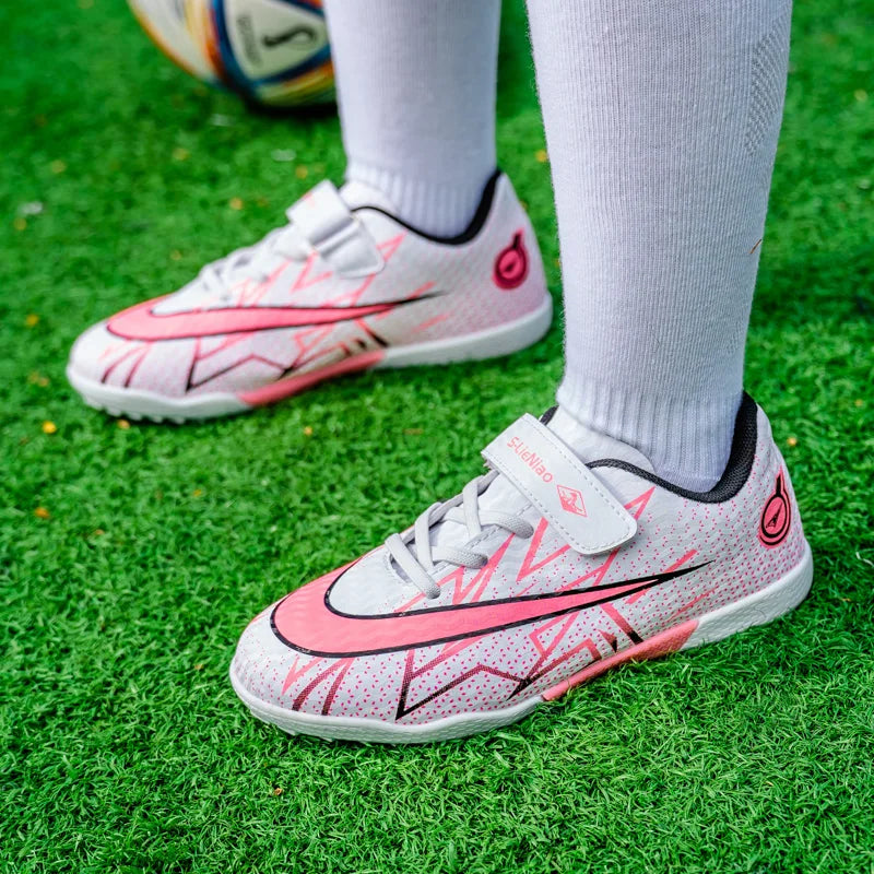 Soccer Cleats Boys Youth Training Football Cleats Athletic Outdoor Girls Soccer Shoes Kids Football Shoes for Little/Big Kid