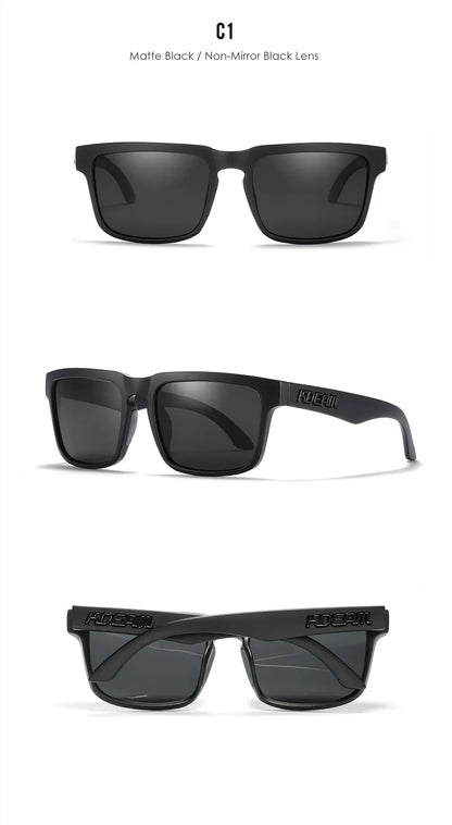 Unisex Square Sunglasses Polarized Coated Lens Suitable For Driving Fishing Sunglasses Anti-Blue Light Computer Eyeglasses