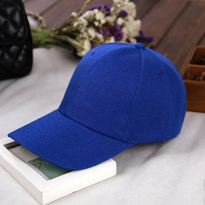 Fashion Retro Solid Color Men and Women Universal Baseball Cap Outdoor Sports Casual Girl Ponytail  Hat Sale