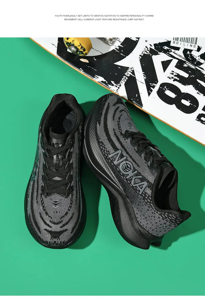 Men Women High Quality Light Running Shoes Cushion Training Shoes Lightweight Wear-Resistant Sneakers