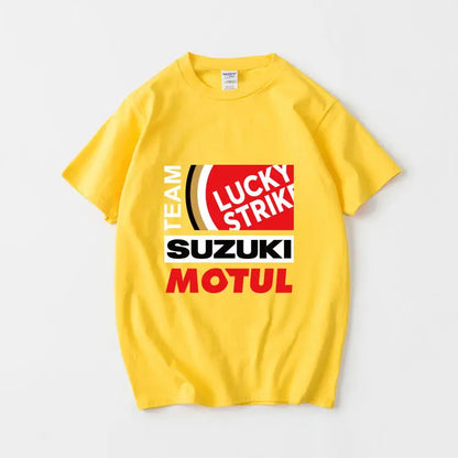 Motorcycle Brand Men's Printed T-Shirt, Summer Style100% Cotton Comfortable and Breathable Short-Sleeve, 2026 New Arrival