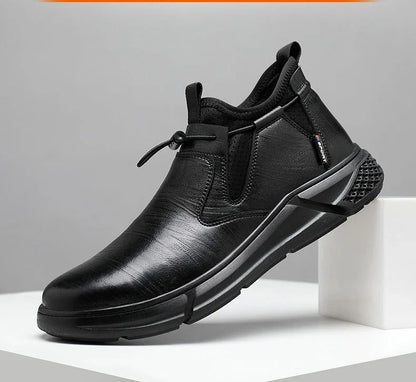 Fashion Safety Shoes Men's Work Steel Toe Caps Male Indestructible Protective Shoes Puncture-Proof Security Footwear Work Boots