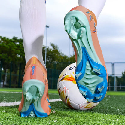 New Men Match Football Boots Ankle Non-Slip TF/FG Professional Soccer Shoes Boys Sneakers Comfortable Sports Shoes Unisex