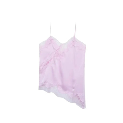2025  Lace Embellished Sleeveless Tops For Women Top Summer Camisole off Shoulder Casual Woman Tops Women's  Sexy Tank