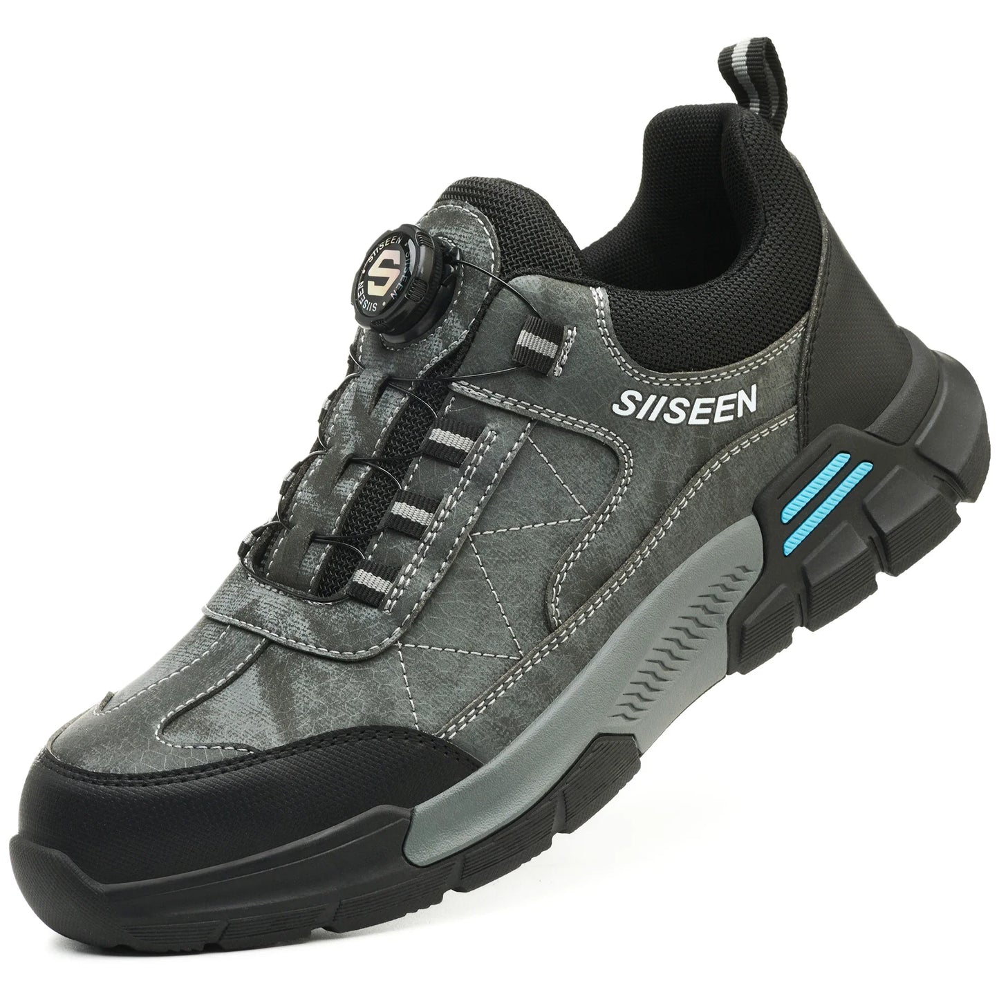 New men's safety shoes, puncture resistant work shoes, men's protective shoes, wear-resistant work boots  Tactical Boots