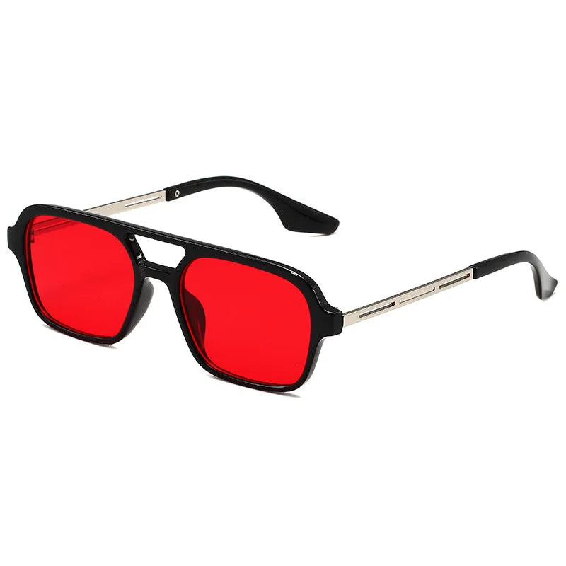 Sunglasses Female Vintage Hollow Leopard Blue Oculos De Sol Woman