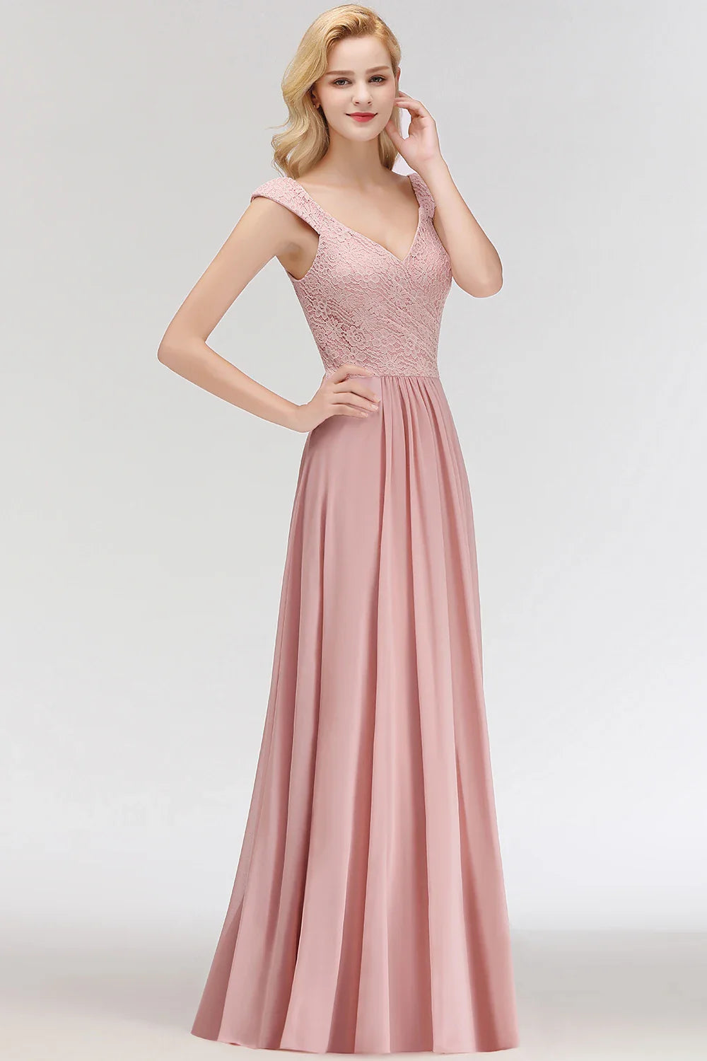 Sexy Sweetheart Neckline  A-line Skirt Bridesmaid Gown Chiffon Boho Wedding Party  Guest Dress Dress Bridal Clothing