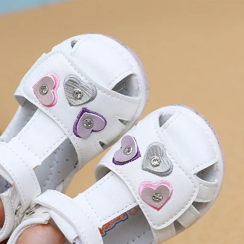 Children Sandals Summer Little Girl Sandals Baotou Girls Beach Sandals Hollow Breathable Baby Shoe