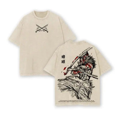 T-shirt Man Women Short Sleeve Tee Summer Y2k Streetwear 2026 Oversized Anime Print Casual Top
